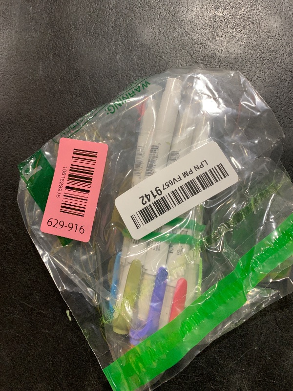 Photo 1 of Zebra Pen Mildliner Dual-Tip Dot Stamp Marker, Water-Based Pigment Ink, Create Small and Large Bullets & Dots, Ten Assorted Colors, Ideal for Journaling and Bulleted Lists, 10-Pack (73310)