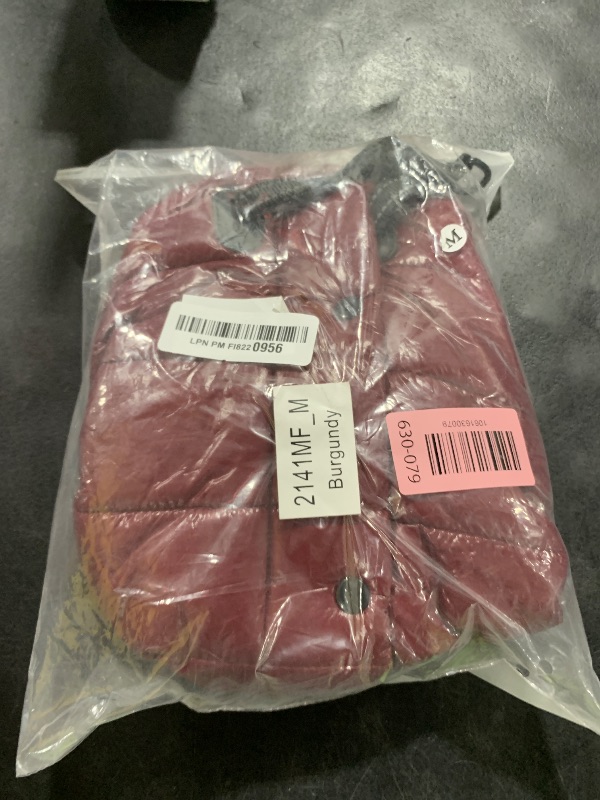 Photo 1 of AOFITEE Dog Coat, Waterproof Dog Jacket for Winter, Warm Fullbody Dogs Snowsuit, Winter Coat for Small Dogs, Zip Up Pet Puffer Jacket Fleece Vest, Outdoor Reflective Pet Coats, Christmas Red, Medium