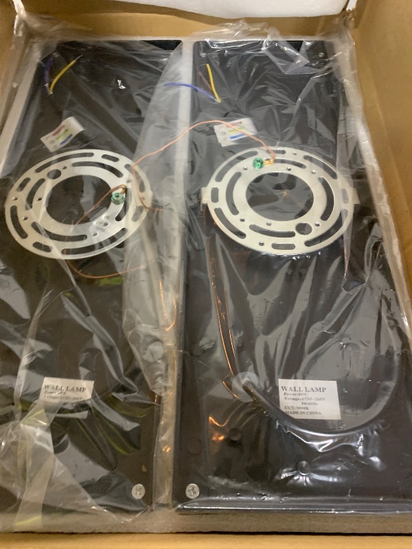 Photo 1 of Outdoor Wall Light, Modern Exterior Sconce,3000K Warm,Waterproof Rectangular Porch Wall Mount Lighting Brightens to Patio,Garage,Front Door (30W-2Pack)
