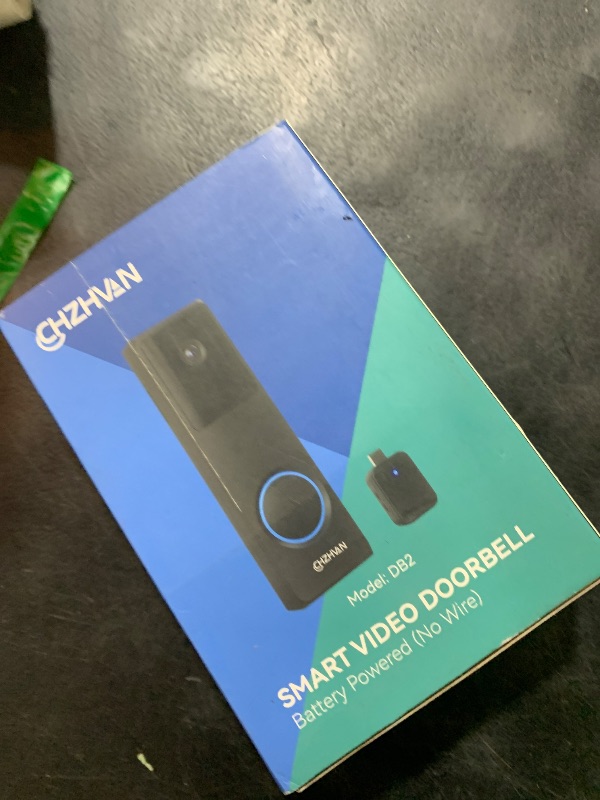 Photo 1 of 1080p WiFi Video Doorbell Camera Wireless, Battery Powered, AI Human and Motion Detection, 2 Way Talk, Night Vision, Cloud Storage, 2.4G WiFi Only, Indoor/Outdoor Surveillance
