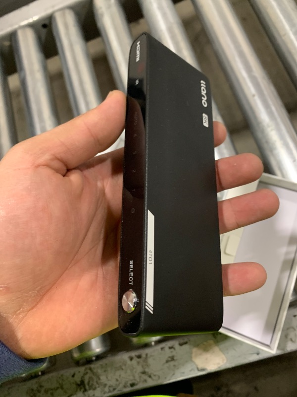 Photo 1 of llano HDMI 2.1 Switch 4K@120Hz HDMI Switcher with Audio Extractor(Optical & 3.5mm Out, SPDIF 7.1Ch, High Speed 48Gbps), 4 in 1 Out HDMI Audio Converter Compatible with PS4/PS5 Xbox Roku (Black)