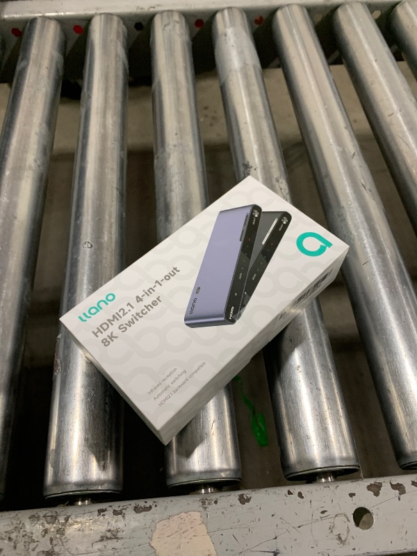 Photo 1 of llano HDMI 2.1 Switch 4K@120Hz HDMI Switcher with Audio Extractor(Optical & 3.5mm Out, SPDIF 7.1Ch, High Speed 48Gbps), 4 in 1 Out HDMI Audio Converter Compatible with PS4/PS5 Xbox Roku (Black)