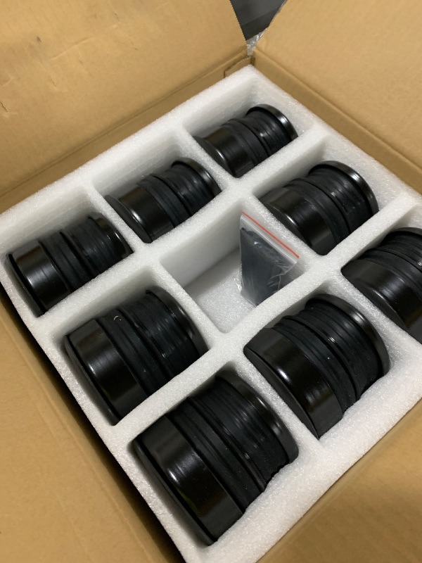 Photo 1 of 8 Pack Silicone Body Mount Bushings Kit Compatible with Ford F250/F350 Super Duty Crew Cab 2008-2016,Cab Body Mount Kit Improve Bumpy Ride,Truck Accessories(Black)