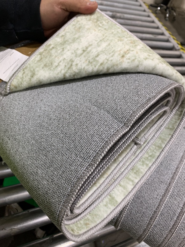 Photo 1 of Area Rugs 8x10 Living Room: Washable Rug Modern Abstract Large Rugs Soft Non Slip Neutral Rug Stain Resistant Indoor Carpet for Bedroom Kitchen Dining Room Home Office Rugs(Green Brown,8'x10')