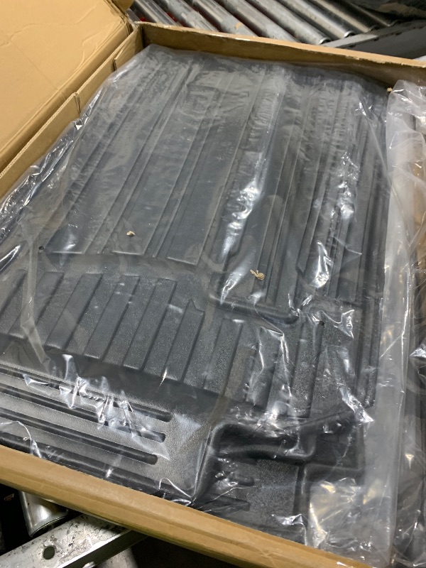 Photo 1 of **INCOMPLETE SET** Antsvnn Floor Mats Cargo Liner Compatible for T-oyota Sienna (2021-2023 2024 2025) 7 Seat Custom Fit 1st, 2nd and 3rd Row Weather Mats (7 Seater with Spare Tire)