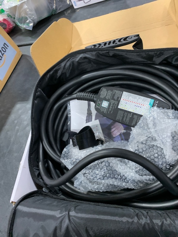 Photo 1 of Lectron Portable Level 1 J1772 EV Charger with Wi-Fi/App Control - 12 Amp, 120V Portable Charger with NEMA 5-15 Plug, 16ft Charging Cable - for J1772 Electric Vehicles ONLY
