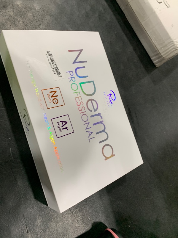 Photo 1 of NuDerma Professional Skin Therapy Wand - Portable Skin Therapy Machine with 6 Neon & Argon Wands – Boost Your Skin – Clear Firm & Tighten