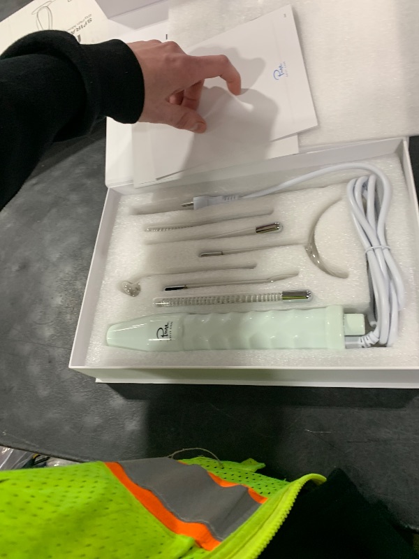 Photo 1 of NuDerma Professional Skin Therapy Wand - Portable Skin Therapy Machine with 6 Neon & Argon Wands – Boost Your Skin – Clear Firm & Tighten