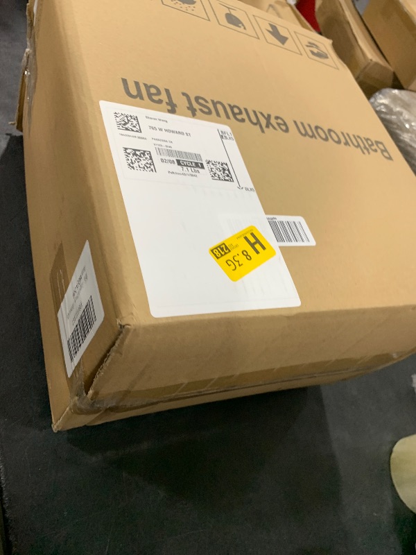 Photo 1 of Gopper Upgrade 12" Ultra Quiet Bathroom Exhaust Fan with 3000-6000K LED Light, 1.0 Sone 120 CFM, 10x10 Mount, 1500 LM Ceiling Ventilation Fan, Energy Efficient (12in Metal Dimmable Light)