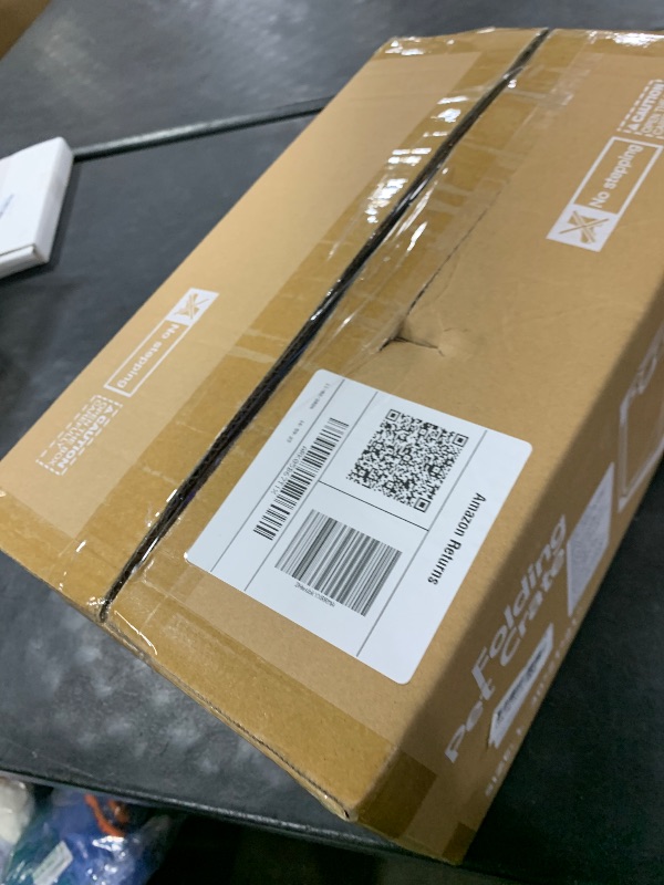 Photo 1 of Veraste 30 Inch Collapsible Travel Dog Crate for Medium Large Dogs, Portable Dog Crate 4-Door Foldable Soft Kennel with Durable Mesh Windows for Indoor & Outdoor Travel, with Storage Bag,Black