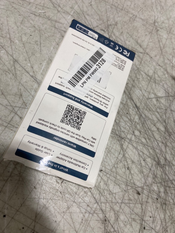 Photo 1 of 3-in-1 Wireless CarPlay Adapter 2026, Android Auto & Car Play Converter with HDMI Input for Fire TV Stick, Screen Mirroring & Streaming for Netflix/YouTube, Metal&Glass Case, Fit for 2016+ Cars -Black