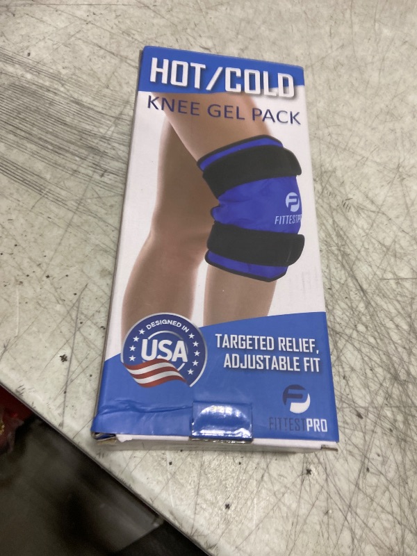 Photo 1 of Fittest Pro Knee Ice Pack Wrap for Pain Relief, Reusable Hot and Cold Therapy Wrap for Swelling, Recovery, and Therapy for Arthritis, Meniscus Tear and ACL