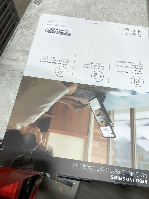 Photo 1 of ESR iPad Pro 13 Inch Case with Keyboard (M5/M4, 2025/2024), iPad Pro 13 Keyboard Case with Easy-Set Magnetic Stand, Portrait/Raised Modes for iPad Pro 13, Removable, Rebound 360 Series, Black