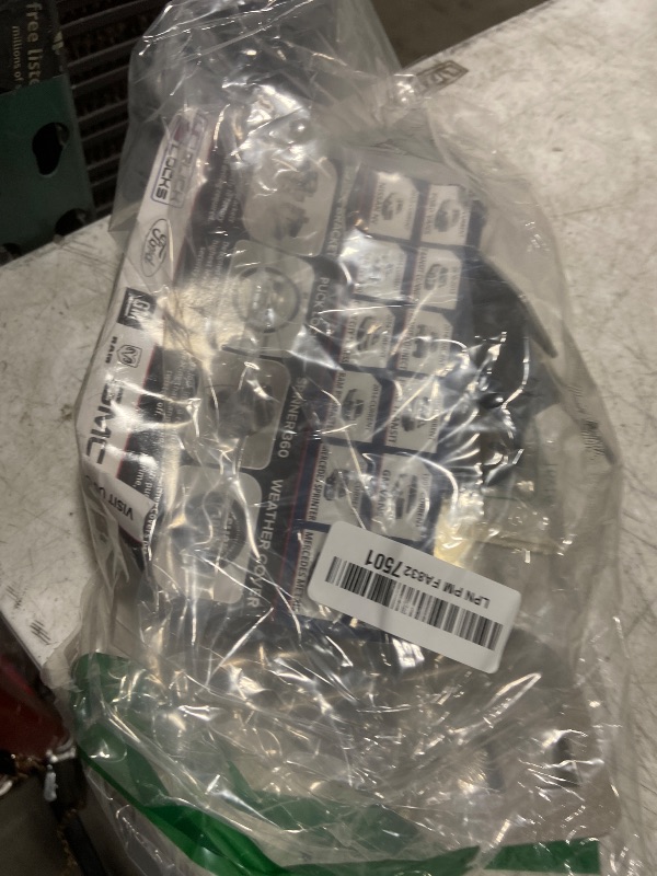 Photo 1 of Slick Locks Ford Sliding Door Kit Complete with Spinners, Weather Covers & Locks,Silver