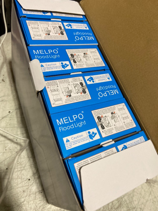 Photo 1 of Led Flood Light 30W, 300W Equivalent 3000 LM Outdoor Color Changing Led Stage Landscape Lights, Bluetooth RGBW Smart Floodlights 2700K & 16 Million Colors&Timing& Music Sync, IP66?US 3-Plug (6 Pack)