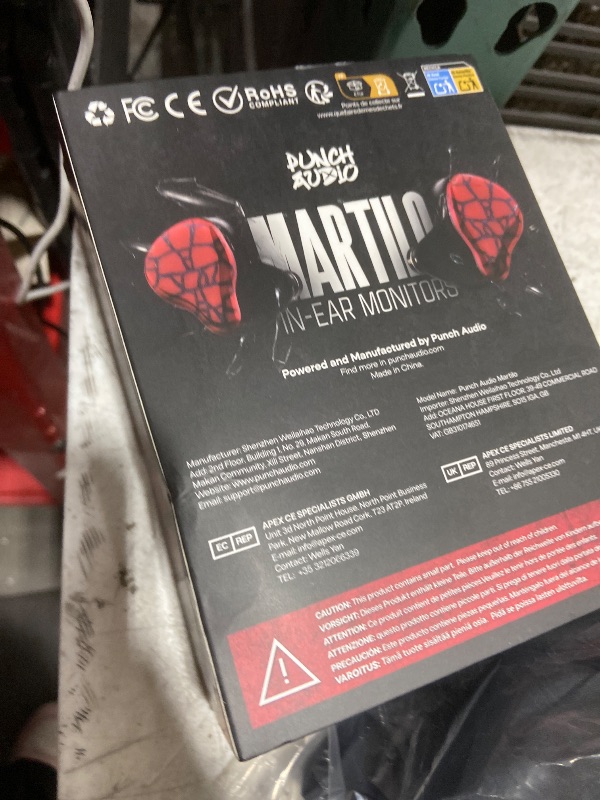 Photo 1 of Linsoul Punch Audio Martilo in Ear Monitor, 1 Planar + 2BA + 2DD Hybrid Driver Basshead IEM Earphones, HiFi Wired Earbuds, with Precision Detail for EDM Hip-Hop Monitoring