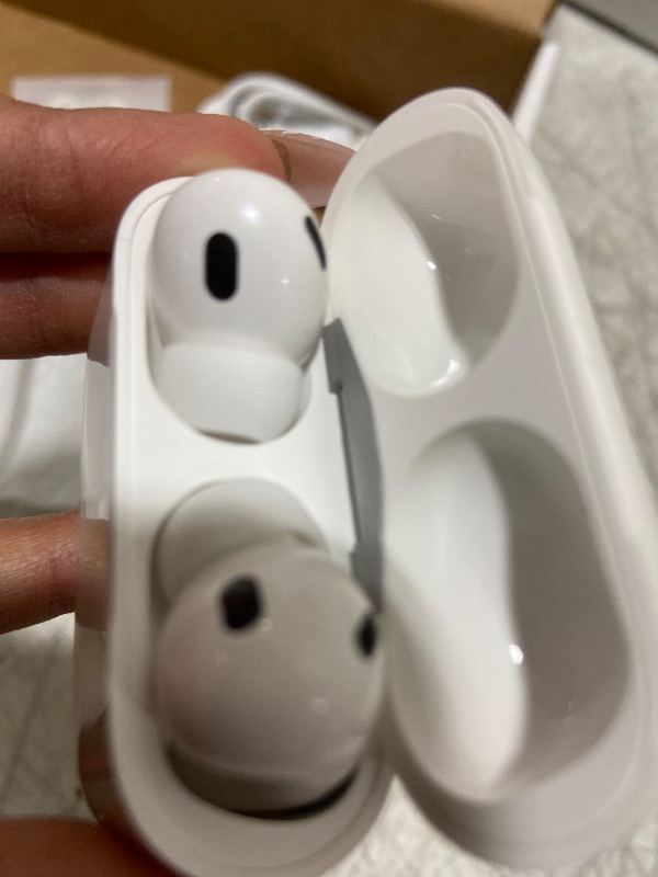 Photo 1 of Apple AirPods Pro (2nd generation) with MagSafe Charging Case (USB-C) (Renewed)