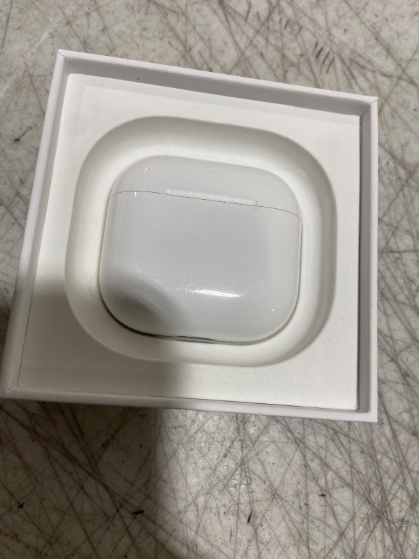 Photo 1 of Apple AirPods 4 Wireless Earbuds, Bluetooth Headphones, with Active Noise Cancellation, Adaptive, Transparency Mode, Personalized Spatial Audio, USB-C Charging Case, Wireless Charging, H2 Chip