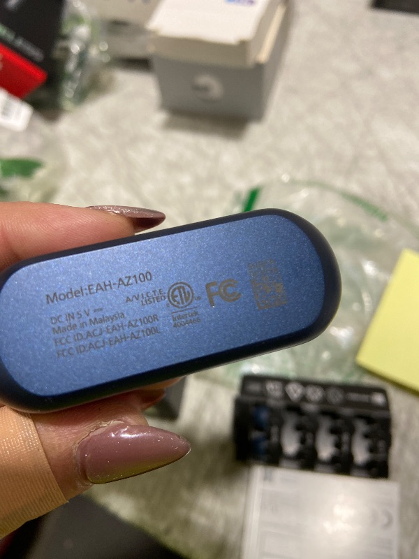 Photo 1 of Technics Reference Class Hi-Fi Wireless Earbuds,Dolby Atmos with Head Tracking,Adaptive Noise Cancelling,3 Device Multipoint, 10-hr Battery,Wireless Charging,Improved Fit -EAH-AZ100-A (Blue)