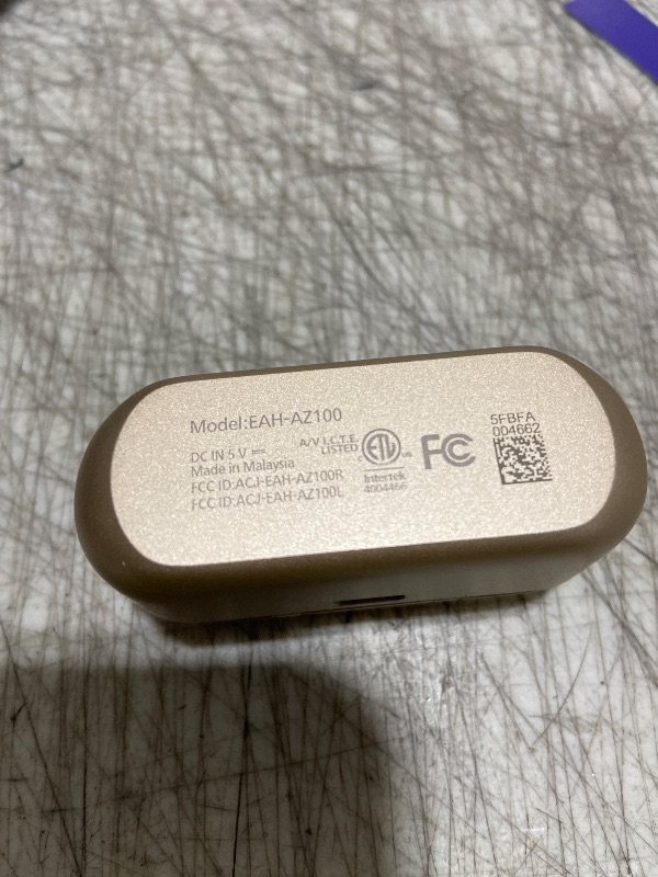 Photo 1 of Technics Reference Class Hi-Fi Wireless Earbuds,Dolby Atmos with Head Tracking,Adaptive Noise Cancelling,3 Device Multipoint, 10-hr Battery,Wireless Charging,Improved Fit -EAH-AZ100-N (Champagne)