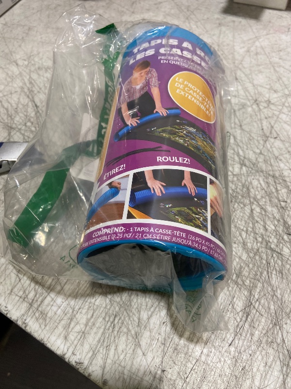 Photo 1 of Buffalo Games - Roll-Up Puzzle Mat - Puzzle Saver and Assembly Accessory - Felt Mat - Fits up to 1500 Piece Puzzle - Black