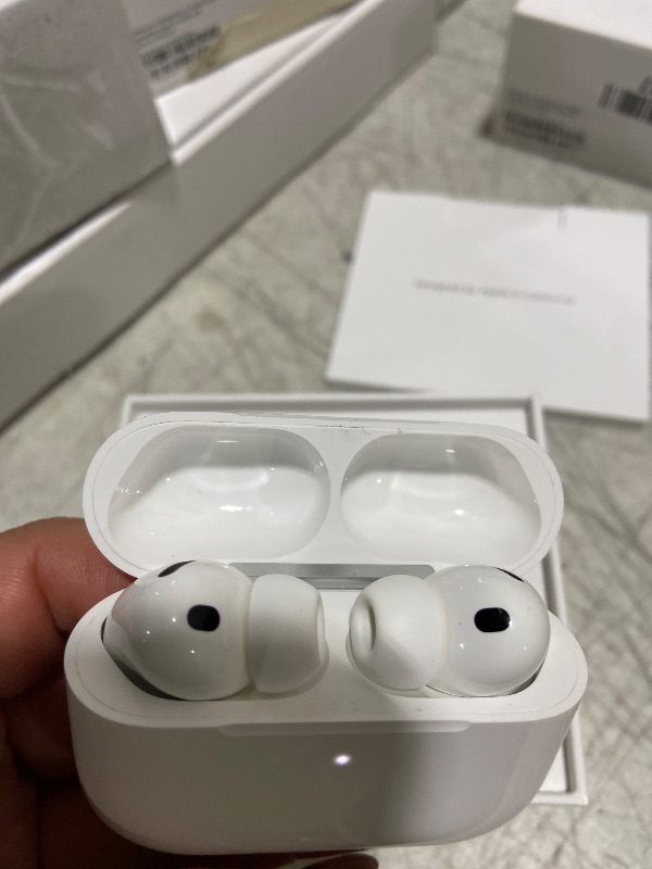 Photo 1 of Apple AirPods Pro 3 Wireless Earbuds, Active Noise Cancellation, Live Translation, Heart Rate Sensing,Hearing Aid Feature,Bluetooth Headphones,Spatial Audio, High-Fidelity Sound, USB-C Charging, White