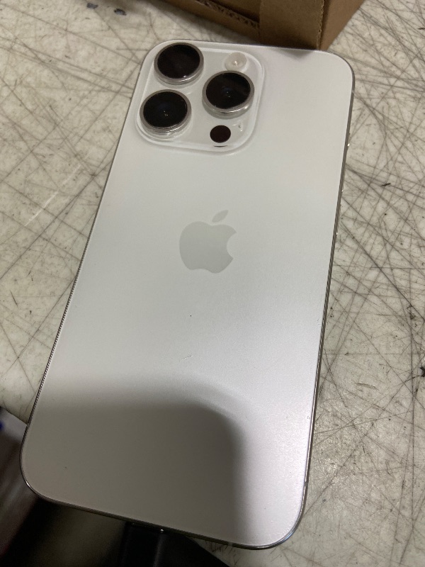 Photo 1 of Apple iPhone (Renewed Premium) 15 Pro, 512GB, White Titanium - Unlocked