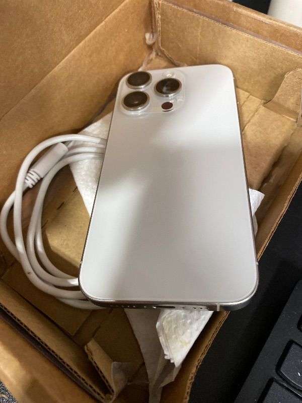 Photo 1 of Apple iPhone (Renewed Premium) 15 Pro, 512GB, White Titanium - Unlocked