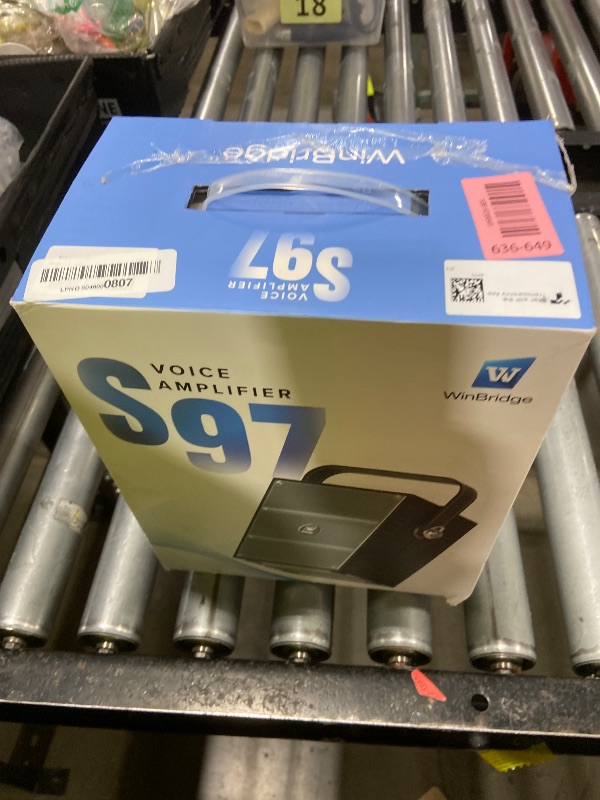 Photo 1 of WinBridge S97 60W Bluetooth Speaker Mic– Powerful Wireless Voice Amplifier with Dual Microphones, Portable PA System & Karaoke Machine for Teachers, Sound Effects, Guitar Input, High Bass