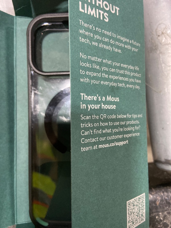 Photo 1 of Mous for iPhone 17 Pro Max Case Clear, Compatible with MagSafe [Camera Control Cover] - Clarity - Anti-Yellowing Shockproof Cover for iPhone 17 Pro Max - Scratch Resistant Crystal Clear & Slim Design