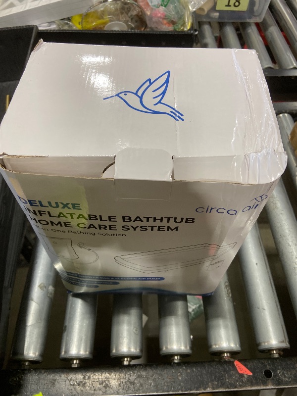 Photo 1 of Circa Air Portable Bath Tubs Adults - Inflatable Bathtub with Bedside Shower Bag & Electric Pump, Full Body Washing in Bed, Bed Bath Supplies, Portable Shower Bed, Blow Up Tub, Hair Shampoo Basin