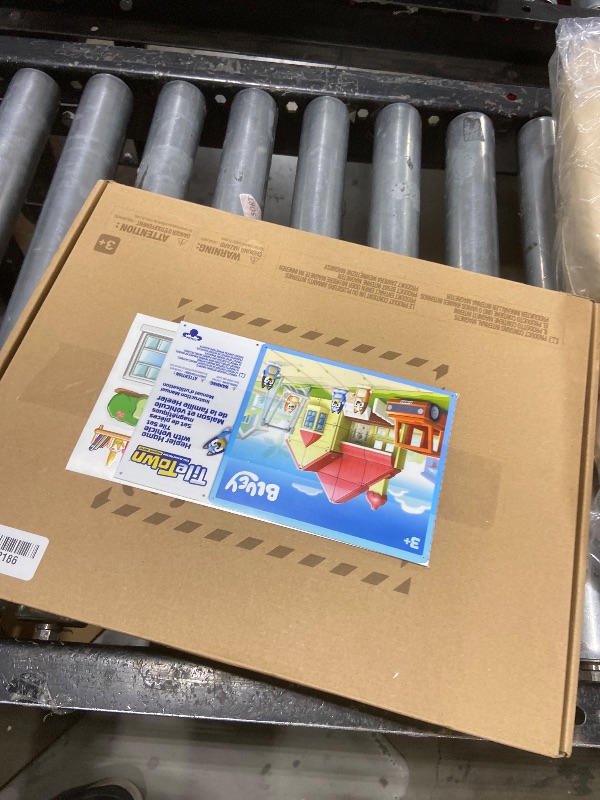 Photo 1 of Tile Town Bluey Heeler Family Home 52-Piece Magnetic Tile Playset, Interactive STEM Magnetic Tiles Toys, Includes Bluey & Bingo Figures, Action Tiles