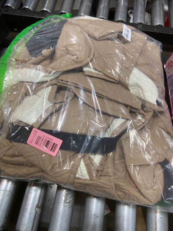 Photo 1 of Ruaozz Waterproof Recliner Sofa Covers, 1-Piece Couch Covers for Reclining Couches Reclining Couch Cover Washable Furniture Protector with Elastic Straps Pocket for Kids Pets (Light Brown, 3 Seater)