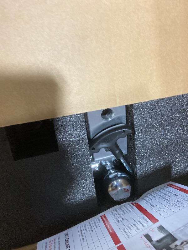 Photo 1 of Kingfun Adjustable Trailer Hitch - Fits 2 Inch Receiver, Tri-Ball (1-7/8" X 2" X 2-5/16") 6-Inch Rise/Drop Hitch, 12500 Lbs Gtw Heavy Duty Aluminum Truck Tow Hitch with Anti-Theft Pin (Silver)