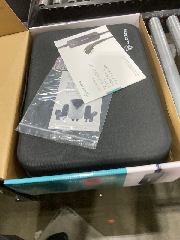 Photo 1 of Lectron Level 1/2 (8A - 40A) J1772 Portable EV Charger - Dual-Level Electric Vehicle Charging Station with NEMA 14-50/5-15 Plug - Compatible with All J1772 EVs