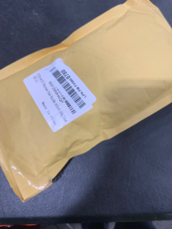 Photo 1 of #4 Chocolate Brown Bundles Human Hair Straight Bundles Unprocessed Brazilian Virgin Human Hair Bundle 18 Inch Single Bundle Double Weft Weave Hair Extension for Women 100g Total