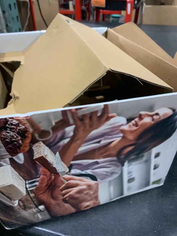 Photo 1 of Zassenhaus Original Classic Adjustable Bread Slicer for Uniform Slices - Bread Slicer for Homemade Bread - 18/8 Stainless Steel Blade Sourdough Cutter - Cream, 11.75" x 8"