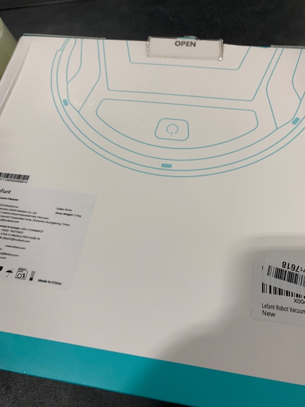 Photo 1 of Lefant Robot Vacuum Cleaner, Strong Suction, 120 Mins Runtime, Slim, Low Noise, Automatic Self-Charging, Wi-Fi/App/Alexa Control, Ideal for Pet Hair Hard Floor and Daily Cleaning, M210