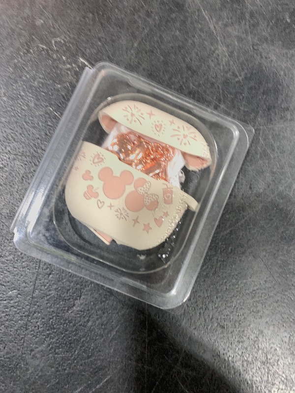 Photo 1 of (with Cute Keychain) Girovo Compatible with Apple Airpods 4 Case 2024 Women, Soft Silicone Two-Tone Funny Cartoon Engraved Portable 360° Full Protection Anti-Scratch Air pod 4 Case Starlight/Pink