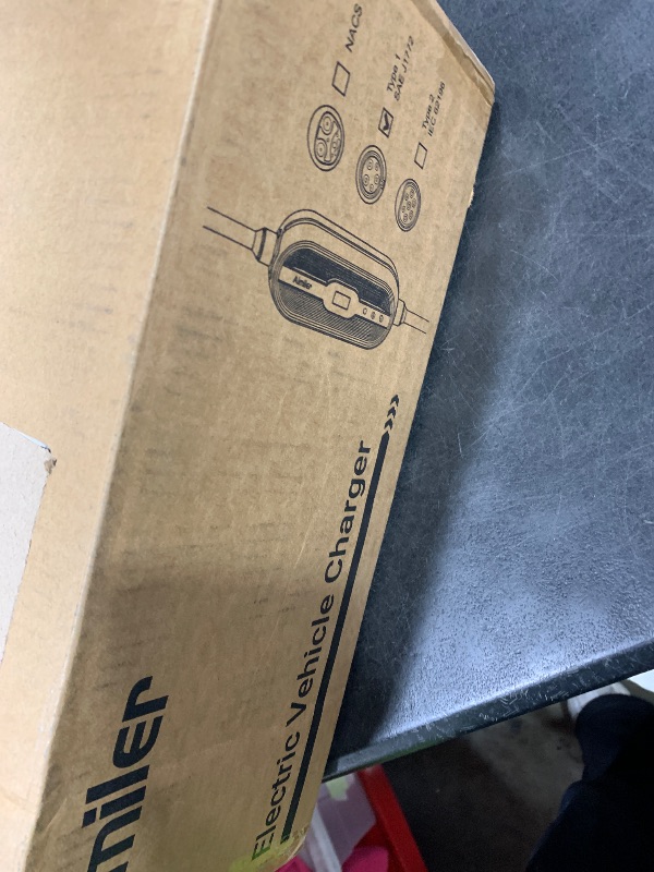 Photo 1 of AIMILER Level 2 Electric Vehicle (EV) Charger(WIFI APP/Plug-play), 32A, 25ft Cable ETL Certified, 220V-240V NEMA 14-50P Plug EVSE w/ J1772 Connector, Portable EV Car Charging Stations for Home Level 2