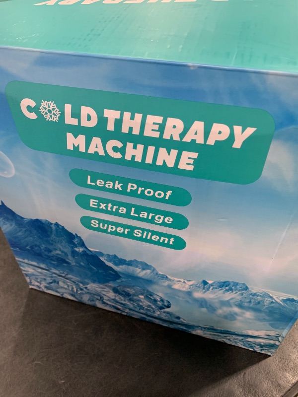 Photo 1 of Ice Machine for Knee After Surgery, Cold Therapy Machine for Knee Replacement, Portable Ice Therapy Machine with Wheels, Handle for Pain Relief - Unisex for Men/Women