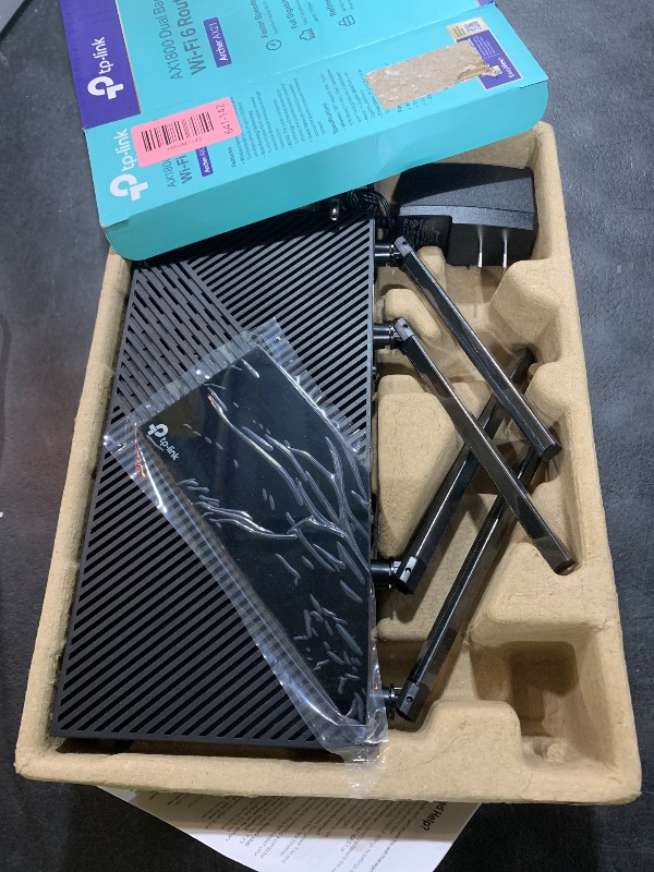 Photo 1 of TP-Link AX1800 WiFi 6 Router (Archer AX21) – Dual Band Wireless Internet, Gigabit, Easy Mesh, Works with Alexa - A Certified for Humans Device, Free Expert Support