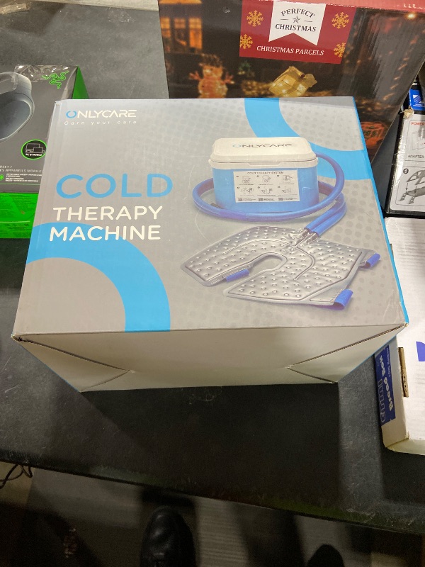 Photo 1 of Ice Machine for Knee After Surgery, Portable Cold Therapy Machine, Program Timer Ice Therapy Machine with Quiet Pump, Cold Compress Pad for Ankle, Arm Joints, Sports Injuries, Cryotherapy Pain Relief