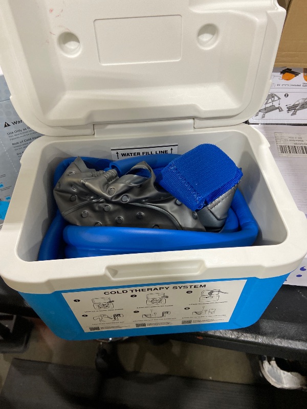 Photo 1 of Ice Machine for Knee After Surgery, Portable Cold Therapy Machine, Program Timer Ice Therapy Machine with Quiet Pump, Cold Compress Pad for Ankle, Arm Joints, Sports Injuries, Cryotherapy Pain Relief