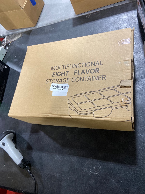 Photo 1 of Snackle Box Container, Stainless Steel Divided Serving Tray with Lid and Handle, 8 Compartment Portable Snack Platters - Clear Storage Organizer for Fruit Candy Nuts Veggie - Perfect for Travel Party