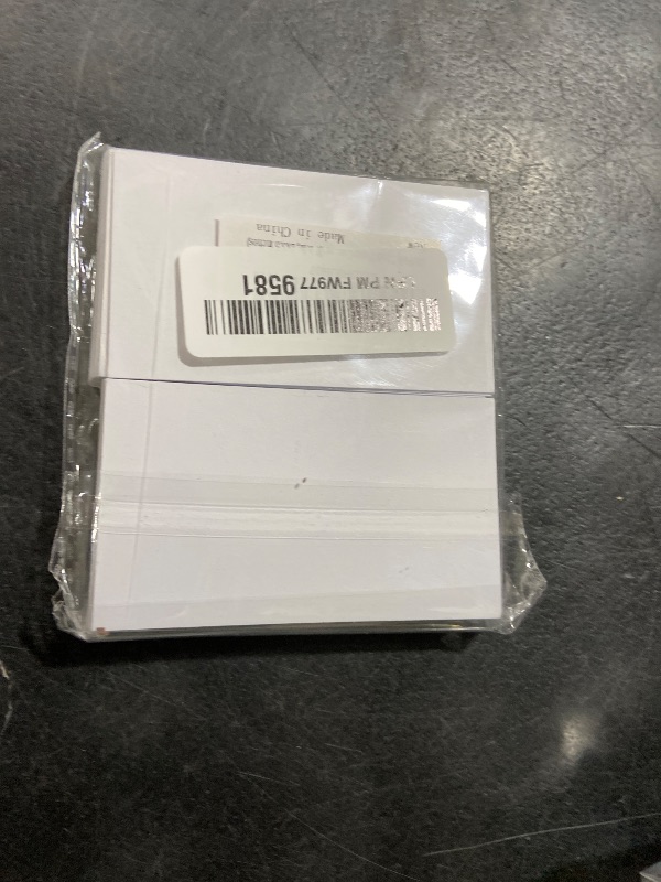 Photo 1 of 100 Pack Thick Paper Cardstock Blank Heavy Cards Stock for Invitations, Greeting Cards Making, Postcards, Photos, 250GSM Thick Paper (White, 2x3.5 inches)