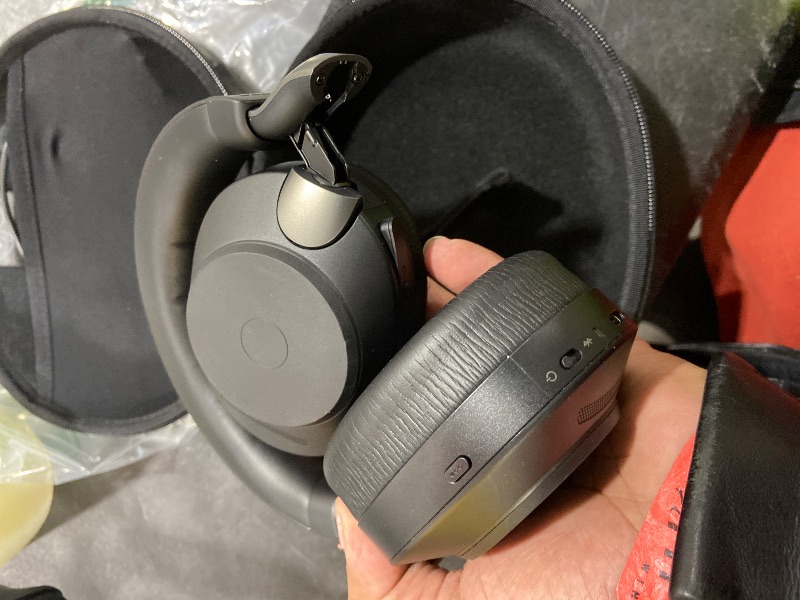 Photo 1 of Jabra Evolve2 85 Wireless PC Headset – Noise Cancelling UC Certified Stereo Headphones with Long-Lasting Battery –USB-A Bluetooth Adapter – Black