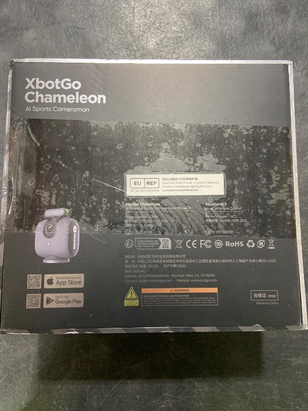 Photo 1 of XbotGo Chameleon AI Auto Sports Action Camera - 4K 60FPS Soccer Camera and Basketball Tracking Camera for Team Sports, Live Streaming, No Subscription, Works with iOS & Android (Lemon Green)