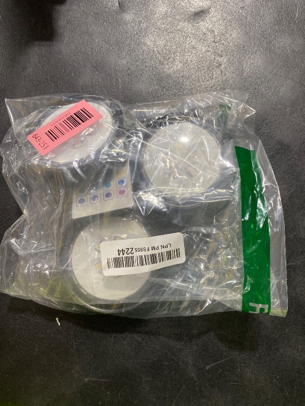 Photo 1 of 3 Pack Picture Lights for Wall,Wireless 2000mAh Rechargeable Magnetic LED Puck Lights with Remote,3 Color Temps and 12 RGB,Dimming & Timer,Art Frame Light for Painting Display,Photos,Wall Decor