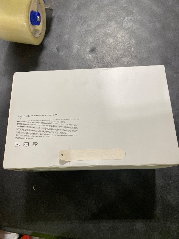 Photo 1 of Google Nest Cam Outdoor (Wired, 2nd Gen) - 2 Pack - Security Camera with 2K Video and Gemini, Night Vision, 2-Way Audio - Works with Google Home - 2025 Model - Snow